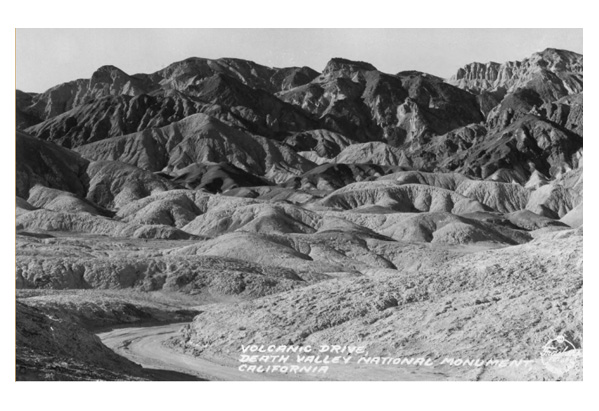 Artist�s Drive �Volcanic Drive� in 1935, by Burton Frasher