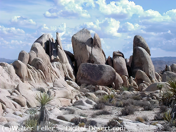 Granite erosion by percolation of water