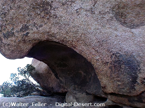 Erosional process of sculpting rocks