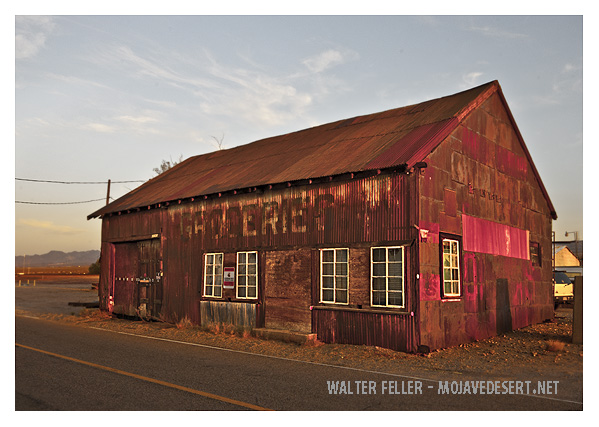 Daggett garage, Daggett California, Route 66 historic building