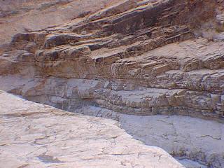 photo of strata in Panamint mountain range