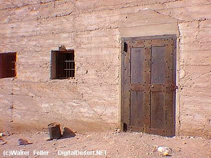 Jail house in Rhyolite ghost town