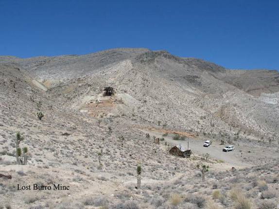 photo of camp at Lost Burro Mine