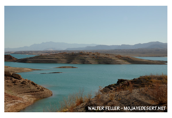 Lacustrine terracing at Lake Mead, Las Vegas, Nevada