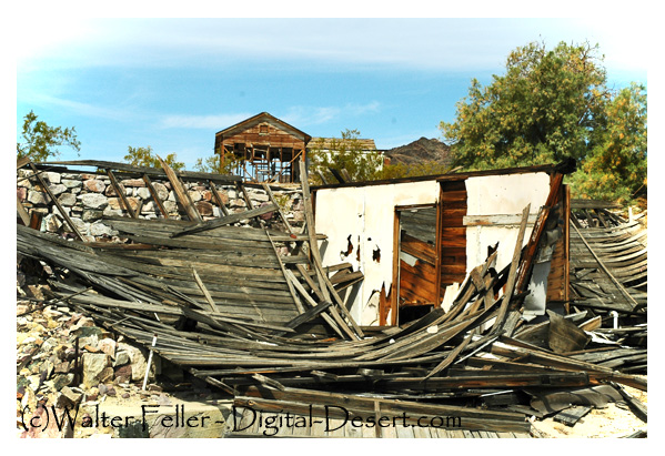 Ibex ghost town near Death Valley at Ibex Springs