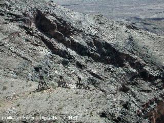 Keane Wonder Mine Tramway - Death Valley