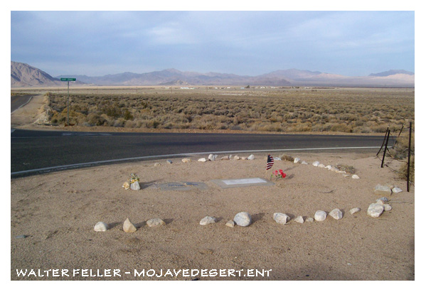 Peter Davidson's grave, Lucerne Valley