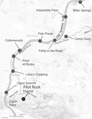 Old Spanish Trail through Victor Valley
