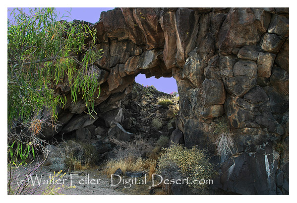 aiken lava arch in the Mojave Preserve