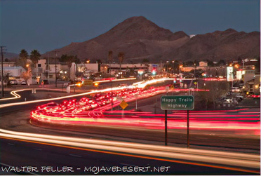 Happy Trails Highway during rush hour