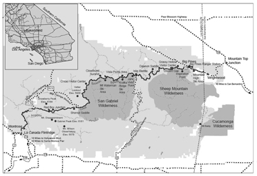 Map of Scenic Highway 2