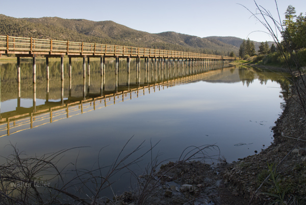 Stanfield Marsh boardwalk - Big Bear Lake, Big Bear, Ca. San Bernardino Mountains