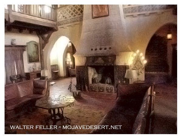 Scotty's Castle, living room photo