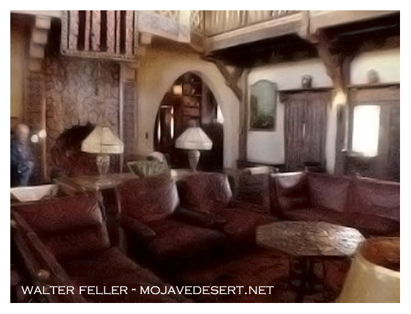 Scotty's Castle, living room photo