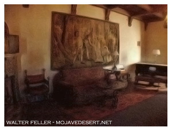 Scotty's Castle, living room photo
