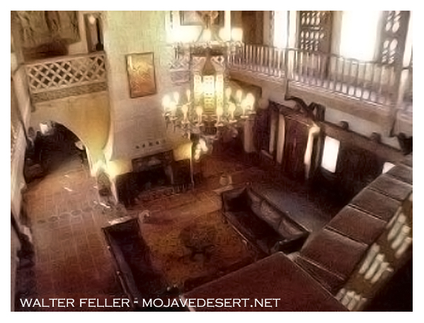 Scotty's Castle, living room photo